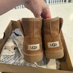 UGG Tan Suede Ankle Boots